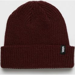 Vans - Czapka. Brązowe czapki męskie Vans, na zimę, z dzianiny. Za 79.90 zł.
