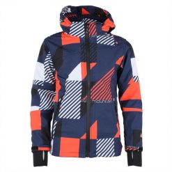Kurtka softshellowa z nadrukiem Peak Mountain Cover. Brązowe kurtki narciarskie i snowboardowe męskie Peak Mountain, na zimę, m, bez wzorów, bez kaptura, narciarskie. W wyprzedaży za 268.50 zł.