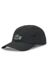 Lacoste Czapka z daszkiem RK2450 Czarny. Czarne czapki męskie Lacoste, bez wzorów, z materiału. Za 249.99 zł.