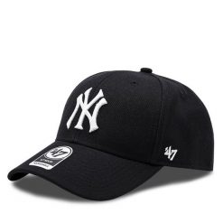 Czapka z daszkiem 47 Brand. Czarne czapki męskie 47 Brand, bez wzorów. Za 79.99 zł.