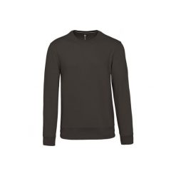 Bluza z okrągłym dekoltem Kariban. Szare bluzy nierozpinane męskie KARIBAN, m, bez wzorów, eleganckie, bez ramiączek, bez kaptura. Za 168.50 zł.