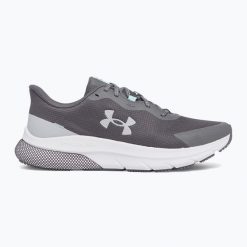 Buty do biegania męskie Under Armour Hovr Turbulence 2 RS castlerock/modmod. Szare buty do biegania męskie Under Armour, bez wzorów, bez zapięcia, do biegania. Za 229.99 zł.