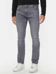 Guess Jeansy M4YAN1 D5DF1 Szary Skinny Fit. Szare jeansy męskie Guess, z aplikacjami, z bawełny. Za 249.99 zł.
