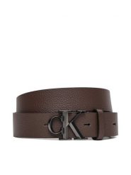 Calvin Klein Pasek Męski Ck Buckle 32Mm LV04D7022G Brązowy. Brązowe paski męskie Calvin Klein, bez wzorów, ze skóry. Za 189.99 zł.