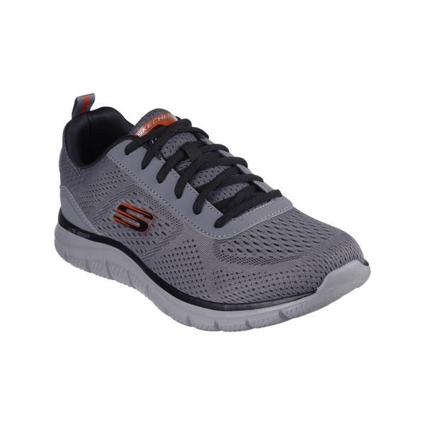 Buty sportowe Sneakersy męskie, Track - Leshur. Szare buty sportowe na co dzień męskie Skechers, m, bez wzorów, sportowe, bez ramiączek, bez kaptura, trekkingowe. Za 299.99 zł.