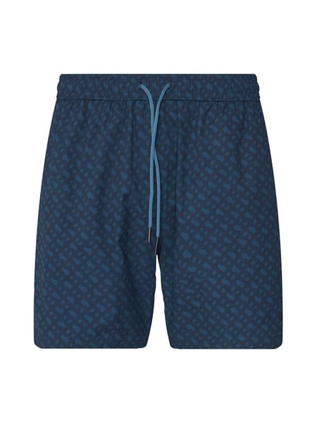 BOSS Szorty kąpielowe Vale 50534343 Granatowy Regular Fit. Niebieskie kąpielówki męskie Boss, m, bez wzorów, z syntetyku. Za 419.99 zł.