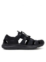 Keen Sandały Seanik H2 M 1030389 Czarny. Czarne sandały męskie Keen, z materiału, bez zapięcia. Za 259.99 zł.
