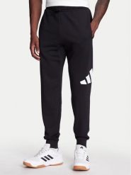 Adidas Spodnie dresowe Essentials Big Logo IN6163 Czarny Regular Fit. Czarne spodnie dresowe męskie ADIDAS, bez wzorów, z bawełny. Za 159.99 zł.