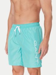 Gant Szorty kąpielowe 920006300 Niebieski Regular Fit. Niebieskie kąpielówki męskie Gant, bez wzorów, z syntetyku. Za 179.99 zł.
