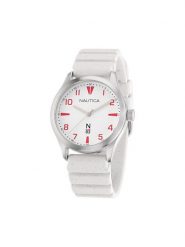 Nautica Zegarek NAPHBS403 Biały. Białe, analogowe zegarki męskie Nautica. Za 489.99 zł.