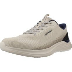 Buty SKECHERS GARNER ELLIS Jasnobrązowy. Brązowe buty trekkingowe męskie Skechers, bez wzorów, z syntetyku, bez zapięcia. Za 364.99 zł.