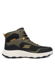 Skechers Trekkingi Hillcrest 2.0 237804 OLBK Khaki. Brązowe buty trekkingowe męskie Skechers, bez wzorów, ze skóry, bez zapięcia, trekkingowe. Za 379.99 zł.