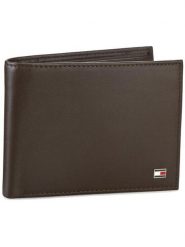 Tommy Hilfiger Portfel Eton Cc Flap And Coin Pocket AM0AM00652/83362 Brązowy. Brązowe portfele męskie Tommy Hilfiger, bez wzorów, ze skóry. Za 219.99 zł.