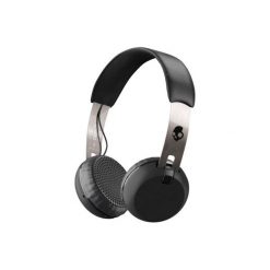 Zestaw słuchawkowy SKULLCANDY Grind Wireless Czarno-srebrny. Słuchawki bluetooth marki Skullcandy. Za 349.99 zł.