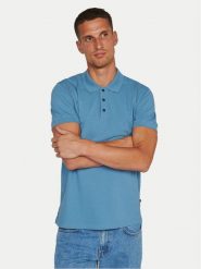 Matinique Polo 30206461 Niebieski Regular Fit. Niebieskie koszulki polo męskie Matinique, m, bez wzorów, z bawełny, bez kołnierzyka, bez ramiączek. Za 109.99 zł.