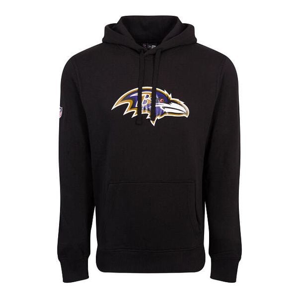 Bluza z kapturem Ravens NFL. Białe bluzy nierozpinane męskie New Era, m, bez wzorów, z kapturem. Za 289.55 zł.