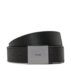 Pasek Męski Calvin Klein. Czarne paski męskie Calvin Klein, bez wzorów. Za 159.99 zł.
