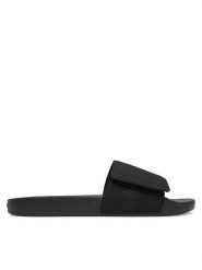 Calvin Klein Klapki Adj Pool Slide Canvas Logo HM0HM01749 Czarny. Czarne klapki i japonki męskie Calvin Klein, bez wzorów, z materiału. Za 139.99 zł.