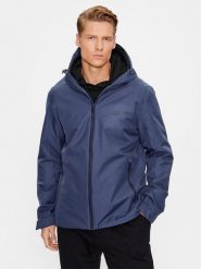 4F Kurtka outdoor 4FAW23TTJAM304 Granatowy Regular Fit. Niebieskie kurtki outdoor męskie 4f, m, bez wzorów, z syntetyku, bez kaptura, outdoorowe. Za 239.99 zł.