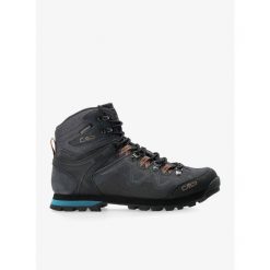 Buty turystyczne męskie CMP Athunis Mid WP. Niebieskie buty trekkingowe męskie CMP, bez wzorów, sportowe, bez obcasa, bez zapięcia. Za 456.14 zł.