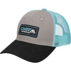 Czapka z daszkiem Mikado Cage Trucker UB027-CG. Szare czapki męskie Mikado, bez wzorów, sportowe. Za 64.99 zł.