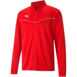 Bluza męska Puma teamRISE Training Poly Jacket czerwona. Białe bluzy nierozpinane męskie Puma, m, bez wzorów, sportowe, bez ramiączek, bez kaptura. Za 204.48 zł.