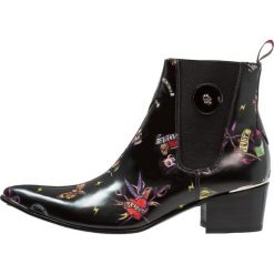 Jeffery West SYLVIAN CHELSEA Botki kowbojki i motocyklowe black/multicolor. Buty zimowe męskie marki Jeffery West. W wyprzedaży za 771.75 zł.