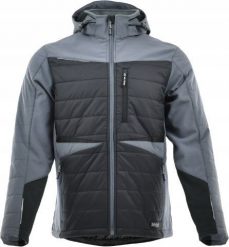 Kurtka męska SARA JACKET COMFORT WINTER HYBRID M GRAY. Szare kurtki męskie SARA, m, bez wzorów, bez ramiączek, bez kaptura. Za 170.72 zł.