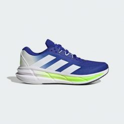 Buty do biegania Questar 3. Białe buty do biegania męskie ADIDAS, bez wzorów, bez zapięcia, do biegania. Za 349.00 zł.