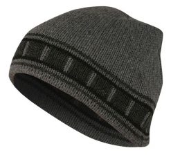 Czapka, Popielato-Grafitowa, Ciepła, Zimowa, Dziergana, Klasyczna, Rozmiar Uniwersalny -Pako Jeans. Szare czapki męskie Pako Jeans, na jesień, bez wzorów, dziergany, klasyczne. Za 45.00 zł.