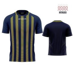 Koszulka sportowa Givova Rugby Niebiesko-Żółta L. Niebieskie t-shirty sportowe męskie Givova, l, bez wzorów, z poliesteru, sportowe, bez ramiączek. Za 136.99 zł.