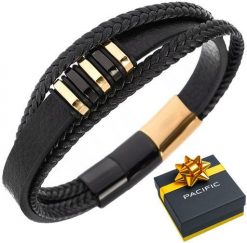 Bransoletka męska Pacific LB-023-G. Biżuteria dla mężczyzn Daniel Klein. Za 149.78 zł.