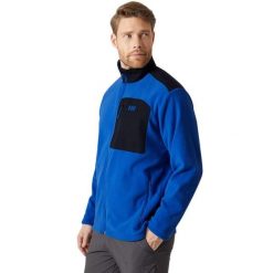 Bluza bez kaptura męska Helly Hansen Daybreaker Block Jacket. Niebieskie bluzy nierozpinane męskie Helly Hansen, m, bez wzorów, sportowe, bez ramiączek, bez kaptura. Za 289.99 zł.