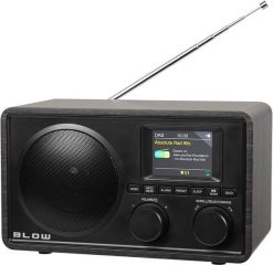 77-576# Radio przenośne kuchenne fm/dab+ blow rk5 bt czarne. Czarne radia Blow. Za 191.06 zł.