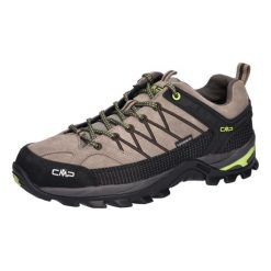 Buty trekkingowe męskie CMP Rigel Low. Brązowe buty trekkingowe męskie CMP, bez wzorów, bez zapięcia, wspinaczkowe. Za 379.99 zł.