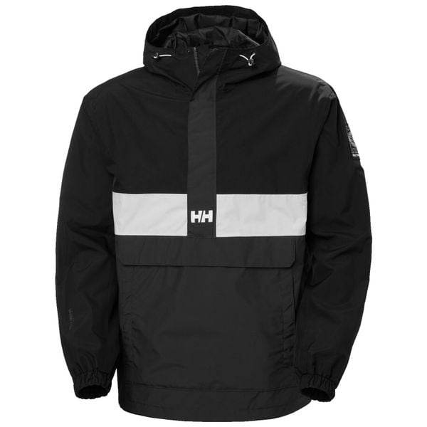 Wodoodporna kurtka z kapturem 1/2 Helly Hansen Play. Czarne kurtki męskie Helly Hansen, m, bez wzorów, bez ramiączek, z kapturem. Za 763.05 zł.