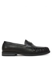 Guess Mokasyny FMJOSA LEA14 Czarny. Czarne mokasyny męskie Guess, ze skóry, bez zapięcia. Za 369.99 zł.