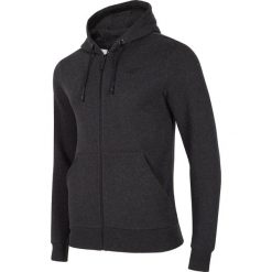 Bluza męska BLM300 - ciemny szary melanż. Bluzy nierozpinane męskie marki 4f. W wyprzedaży za 99.99 zł.