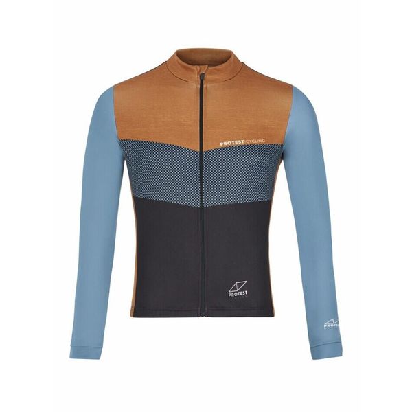 Jersey Protest Prtdunder Cycling. Niebieskie t-shirty sportowe męskie Protest, bez wzorów, z jersey, eleganckie, bez ramiączek. Za 425.50 zł.