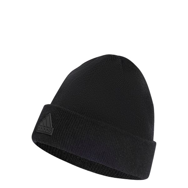 Czapka COLD.RDY Tech Cuff. Czarne czapki męskie ADIDAS, na zimę, bez wzorów, z materiału, sportowe. Za 79.99 zł.