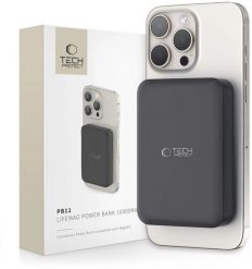 Powerbank Tech-Protect Powerbank LifeMag PB11 z MagSafe 10000mAh 15W port USB-C - black + kabel USB-C. Czarne powerbanki TECH-PROTECT. Za 135.00 zł.