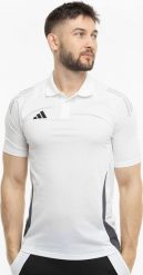 Adidas Koszulka męska adidas Tiro 24 Competition Polo biała IR7565 S. Białe koszulki polo męskie ADIDAS, m, bez wzorów, bez kołnierzyka, bez ramiączek. Za 138.68 zł.