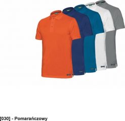 INDUSTRIAL STARTER IS-08185 - Koszulka polo CAPRI ze 100% bawełny - biały S. Białe koszulki polo męskie INDUSTRIAL STARTER, m, bez wzorów, z bawełny, bez kołnierzyka, bez ramiączek. Za 67.09 zł.