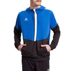 Bluza Erima Squad. Czarne bluzy nierozpinane męskie Erima, m, bez wzorów, sportowe, bez ramiączek, z kapturem. W wyprzedaży za 152.50 zł.