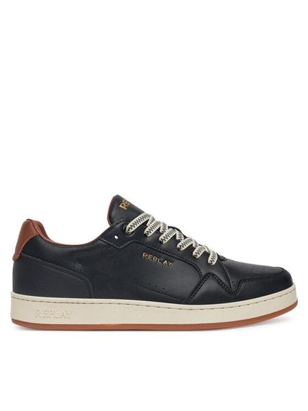 REPLAY Sneakersy GMZ3B .000.C0023L Czarny. Czarne buty sportowe na co dzień męskie Replay, l, bez wzorów, ze skóry, bez ramiączek, bez kaptura. Za 219.99 zł.
