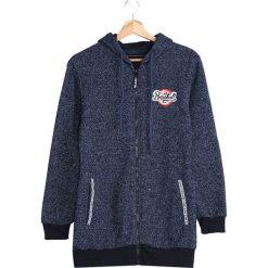 Granatowa Bluza Interlude. Bluzy rozpinane męskie marki Born2be. Za 34.99 zł.