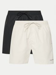 Calvin Klein Swimwear Komplet 2 par szortów kąpielowych KM0KM01165 Kolorowy Regular Fit. Szorty męskie Calvin Klein Swimwear, bez wzorów, z syntetyku. Za 249.99 zł.