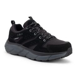 Buty trekkingowe męskie CMP Kamsel Low Multifunctional. Czarne buty trekkingowe męskie CMP, bez wzorów, sportowe, bez obcasa, bez zapięcia. Za 289.99 zł.