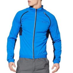 Kurtka trekkingowa męska Vaude Brocon Zo Softshell. Niebieskie kurtki męskie Vaude, m, bez wzorów, z poliesteru, bez ramiączek, bez kaptura. Za 381.70 zł.