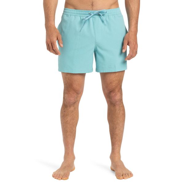 Szorty kąpielowe dla Mężczyzn EVERYDAY FLEX VOLLEY 15". Niebieskie kąpielówki męskie Quiksilver, bez wzorów, z elastanu, sportowe. Za 179.99 zł.